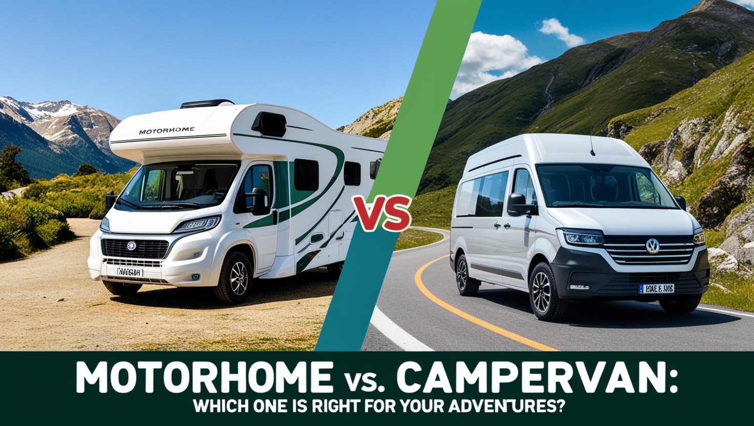 Motorhome vs. Campervan: Which One is Right for Your Adventures?